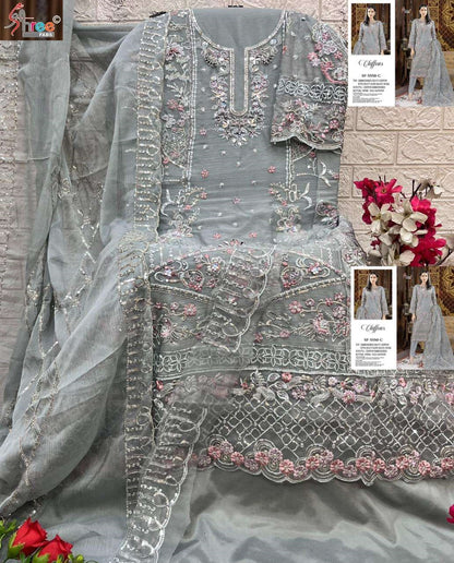 Sf 5550 Shree Fabs Chiffon Pakistani Salwar Suits Manufacturer Ahmedabad