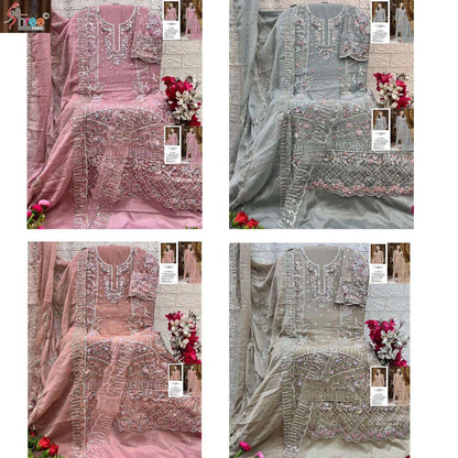 Sf 5550 Shree Fabs Chiffon Pakistani Salwar Suits Manufacturer Ahmedabad