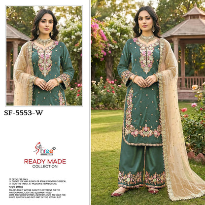 Sf 5553 Shree Fabs Jimmy Choo Pakistani Readymade Suits Exporter