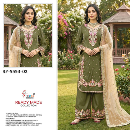Sf 5553 Shree Fabs Jimmy Choo Pakistani Readymade Suits Exporter