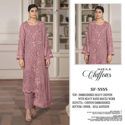 Sf 5555 Shree Fabs Chiffon Pakistani Salwar Suits Manufacturer Ahmedabad