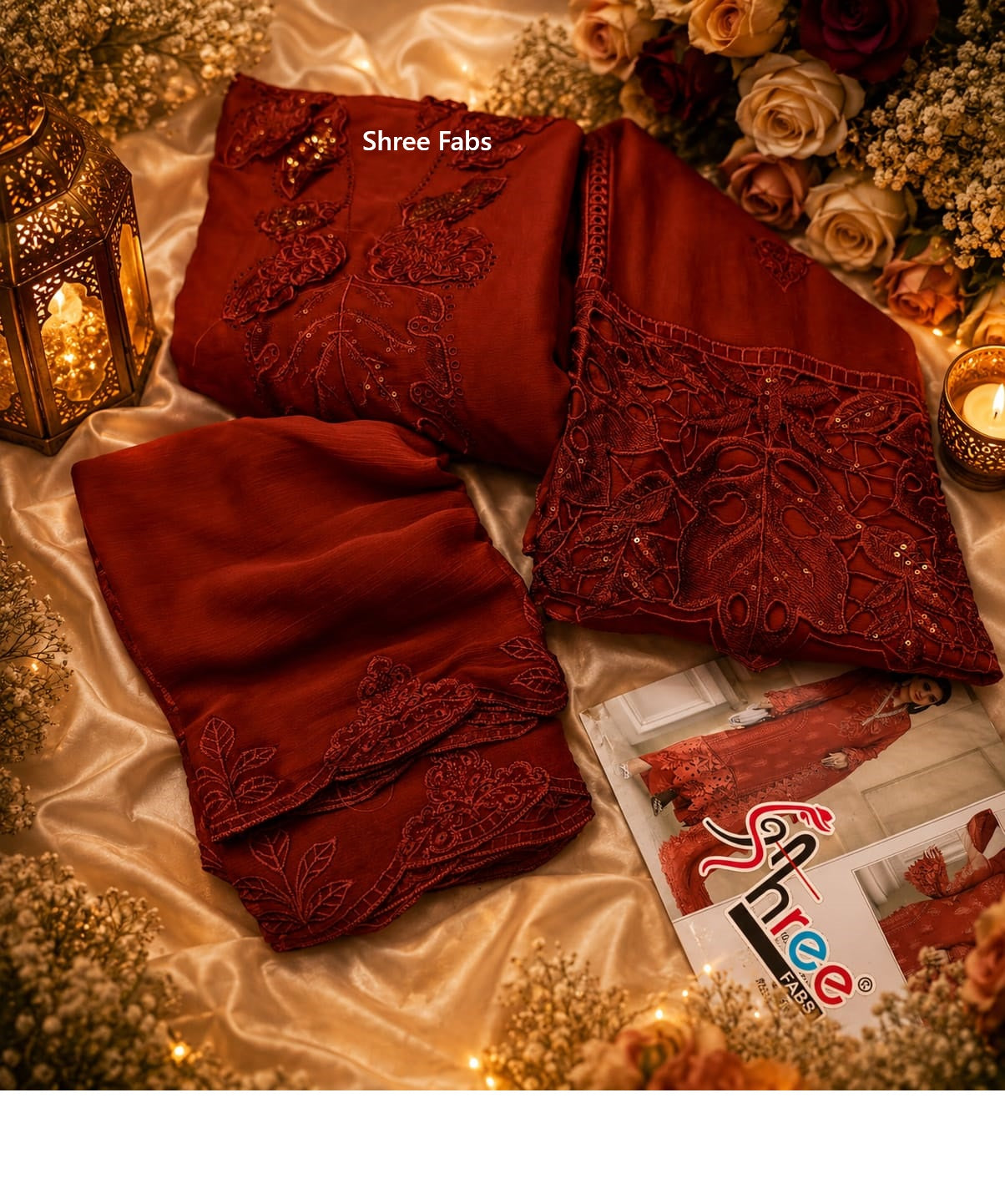 Sf 5561 Abcd Shree Fabs Chiffon Pakistani Salwar Suits Manufacturer India