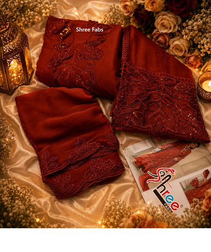 Sf 5561 Abcd Shree Fabs Chiffon Pakistani Salwar Suits Manufacturer India