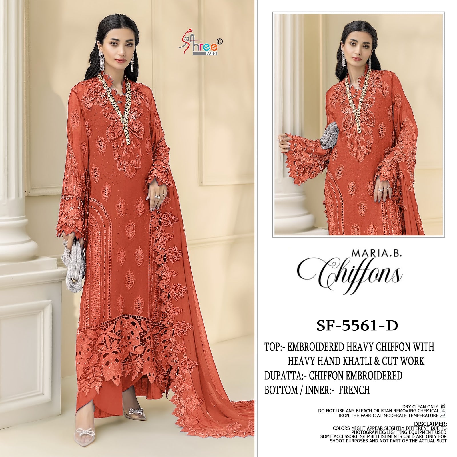 Sf 5561 Abcd Shree Fabs Chiffon Pakistani Salwar Suits Manufacturer India