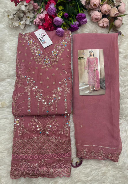 Sf 5579 Shree Fabs Chiffon Pakistani Salwar Suits Wholesaler