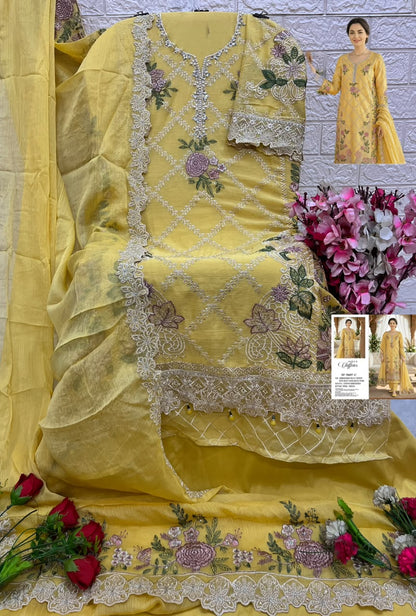 Sf 5607 Shree Fabs Chiffon Pakistani Salwar Suits Exporter Ahmedabad