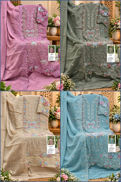 Sf 5622 Shree Fabs Chiffon Pakistani Salwar Suits Wholesale Rate