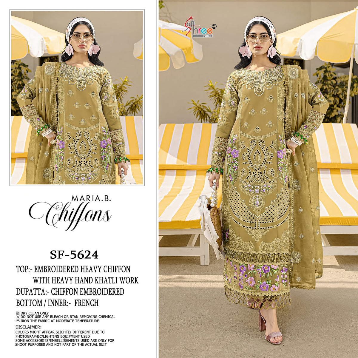 Sf 5624 Shree Fabs Chiffon Pakistani Salwar Suits Exporter Gujarat