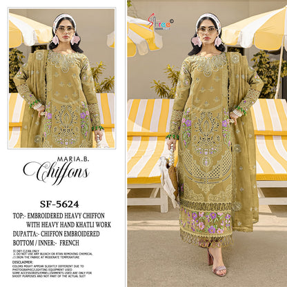 Sf 5624 Shree Fabs Chiffon Pakistani Salwar Suits Exporter Gujarat