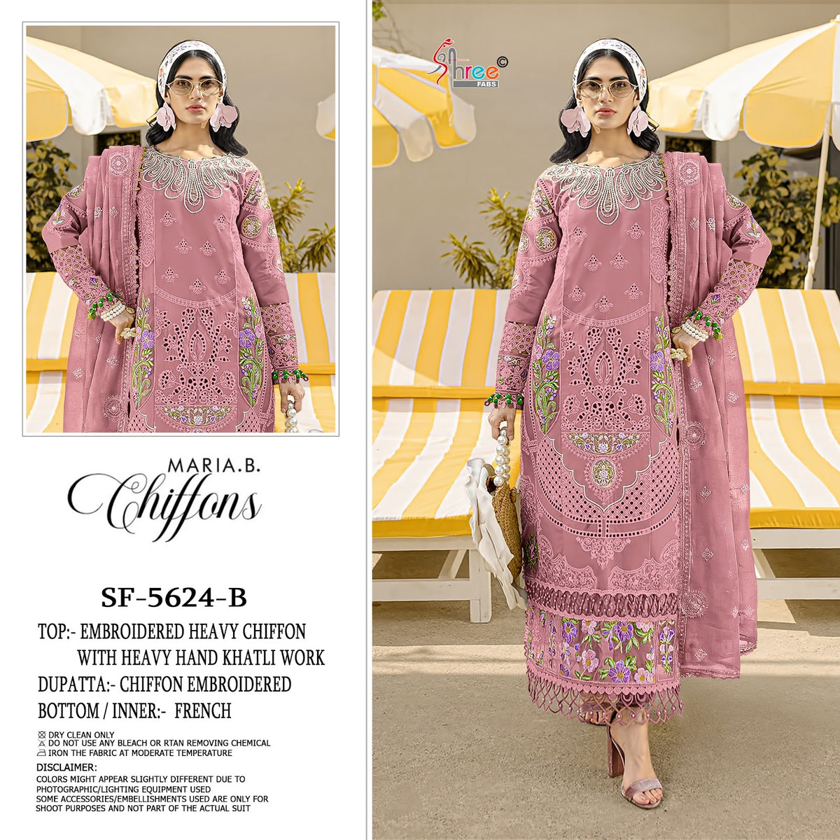 Sf 5624 Shree Fabs Chiffon Pakistani Salwar Suits Exporter Gujarat