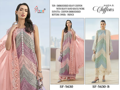 Sf 5630 Shree Fabs Chiffon Pakistani Salwar Suits Wholesale Price