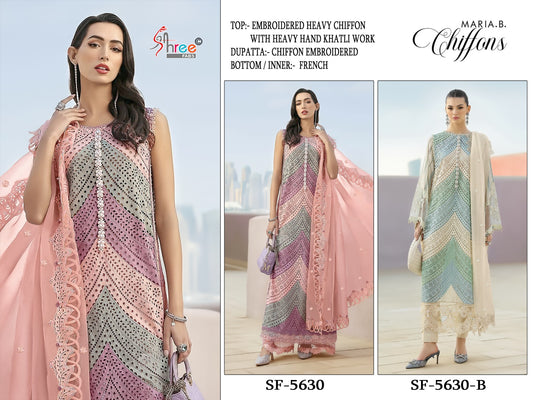 Sf 5630 Shree Fabs Chiffon Pakistani Salwar Suits Wholesale Price