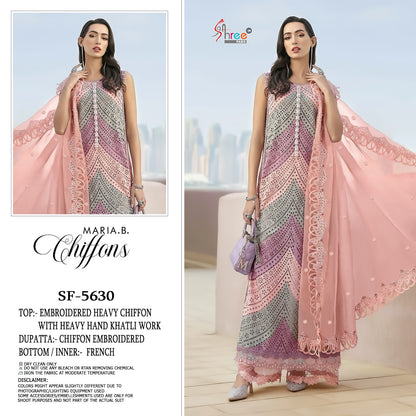 Sf 5630 Shree Fabs Chiffon Pakistani Salwar Suits Wholesale Price