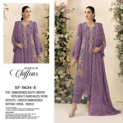 Sf 5634 Shree Fabs Chiffon Pakistani Salwar Suits Manufacturer
