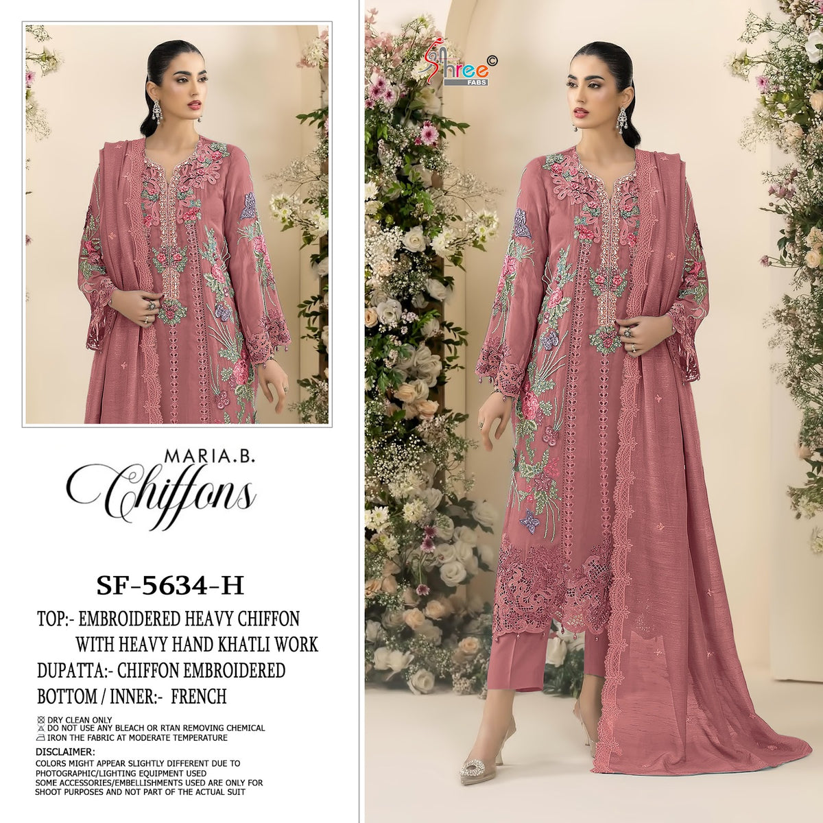 Sf 5634 Shree Fabs Chiffon Pakistani Salwar Suits Manufacturer