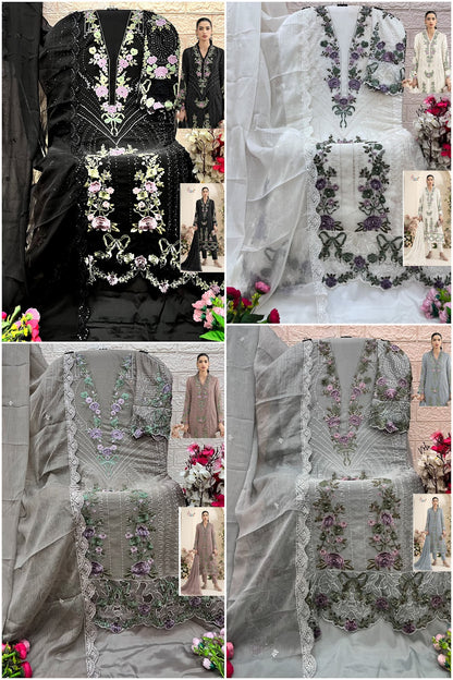 Sf 5635 Shree Fabs Chiffon Pakistani Salwar Suits Wholesaler Gujarat
