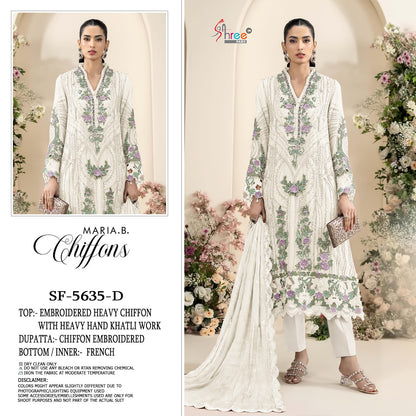 Sf 5635 Shree Fabs Chiffon Pakistani Salwar Suits Wholesaler Gujarat