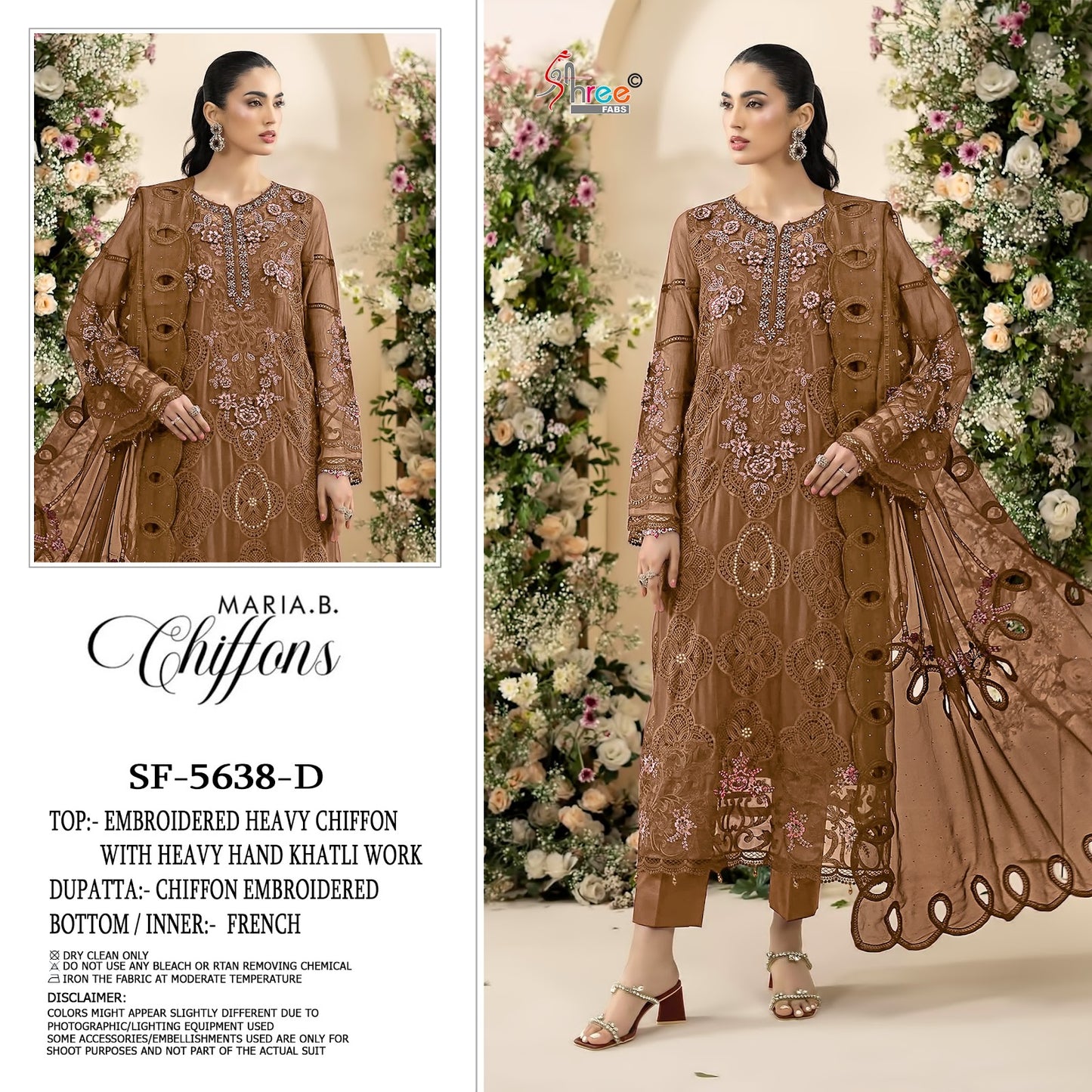 Sf 5638 Shree Fabs Chiffon Pakistani Salwar Suits Exporter