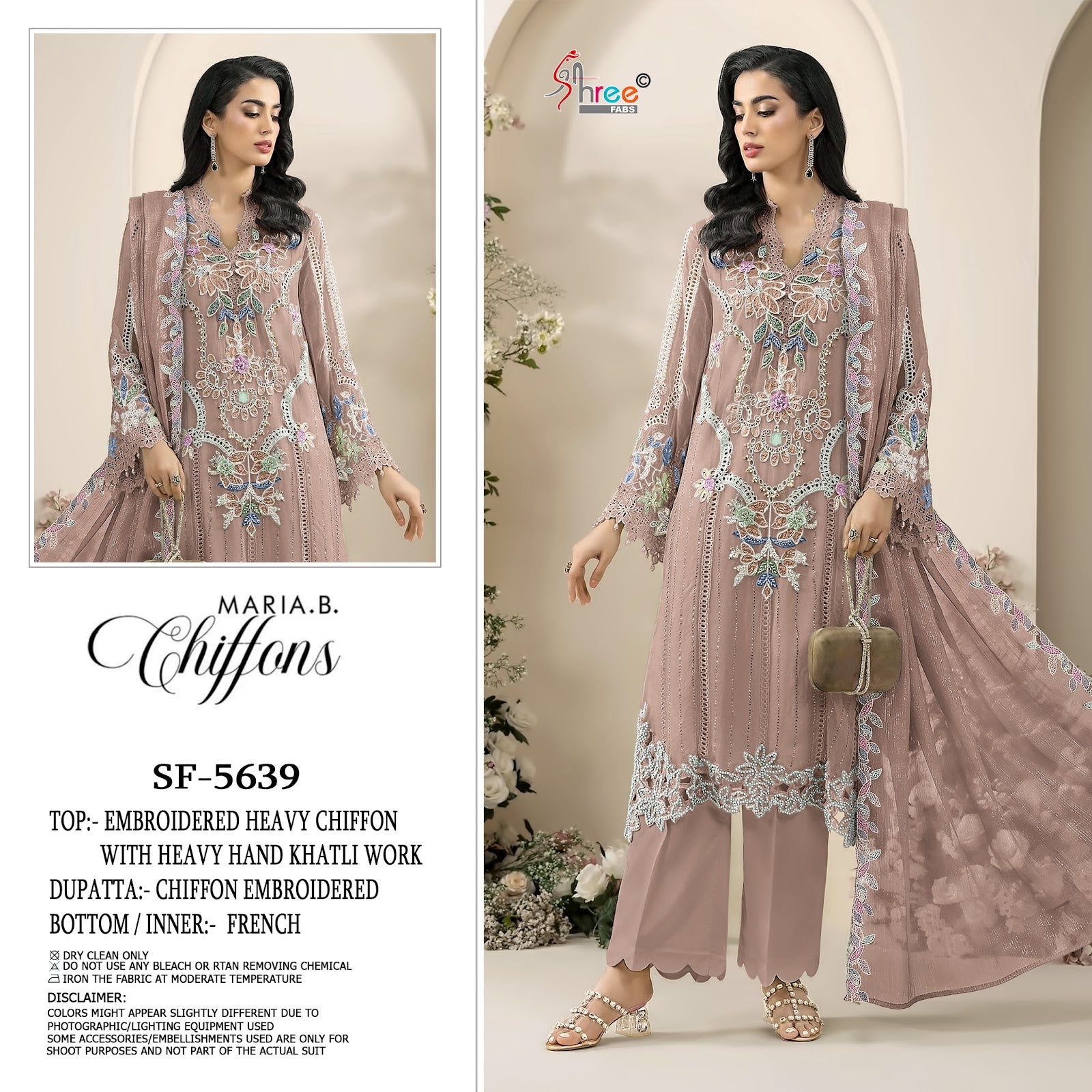 Sf 5639 Shree Fabs Chiffon Pakistani Salwar Suits Exporter Gujarat
