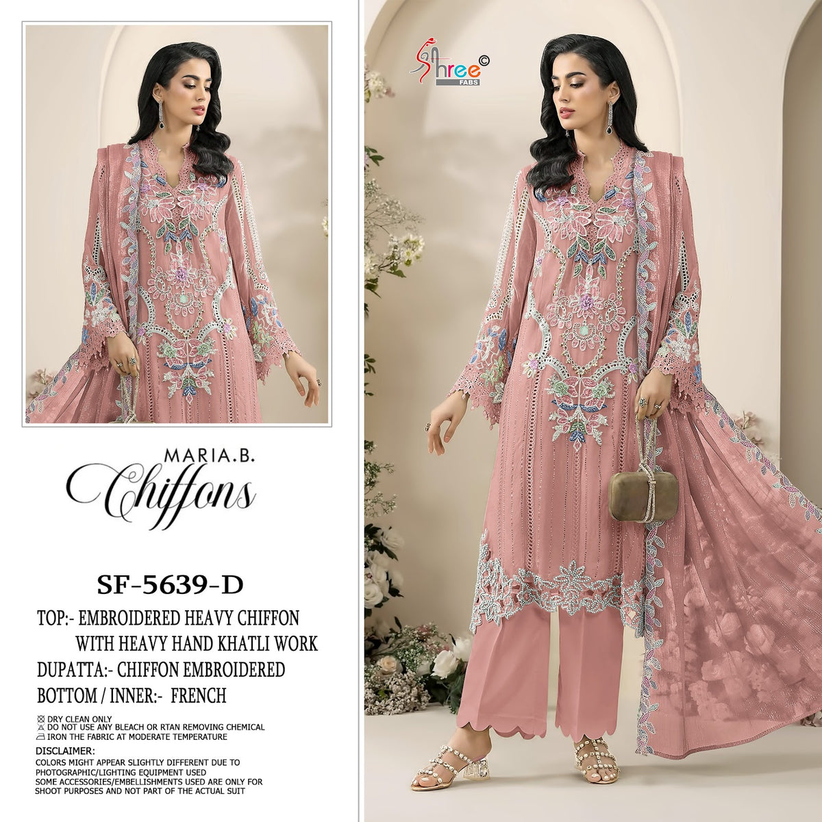 Sf 5639 Shree Fabs Chiffon Pakistani Salwar Suits Exporter Gujarat