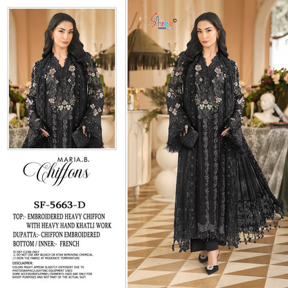 Sf 5663 Shree Fabs Chiffon Pakistani Salwar Suits Supplier Ahmedabad