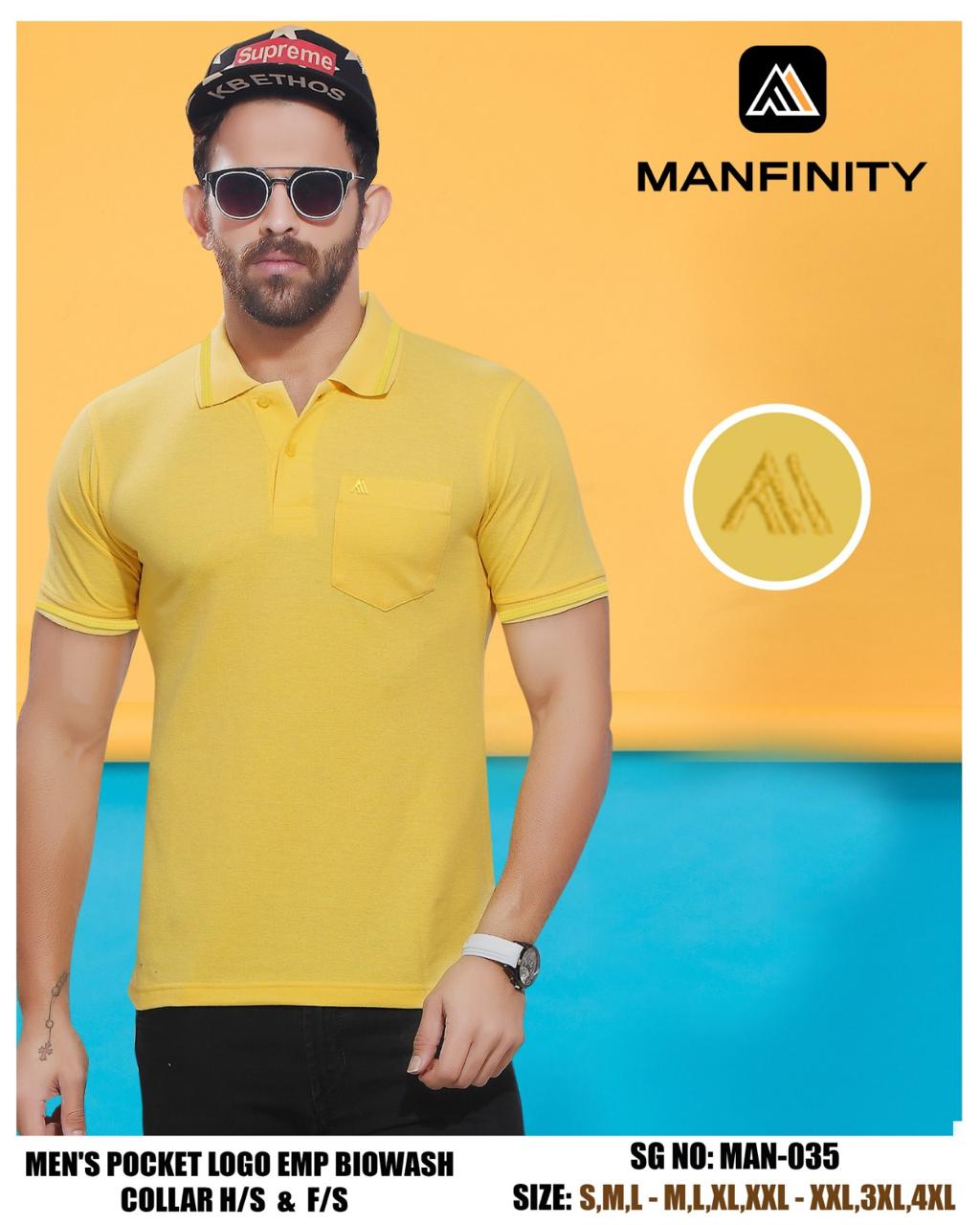 Sg No 035 Half Sleeve Manfinity Combed Cotton Mens Tshirts Exporter