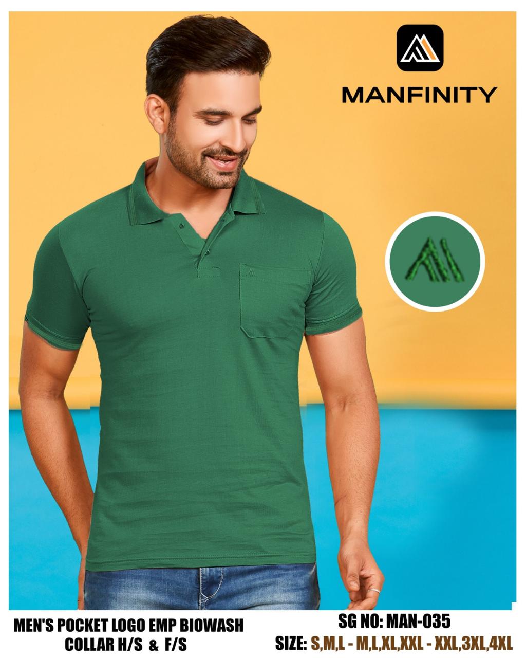 Sg No 035 Half Sleeve Manfinity Combed Cotton Mens Tshirts Exporter