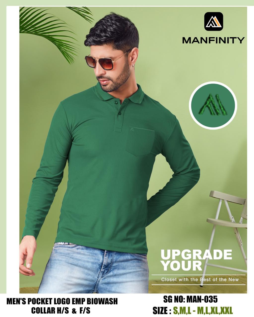 Sg No 035 Manfinity Combed Cotton Mens Tshirts Supplier
