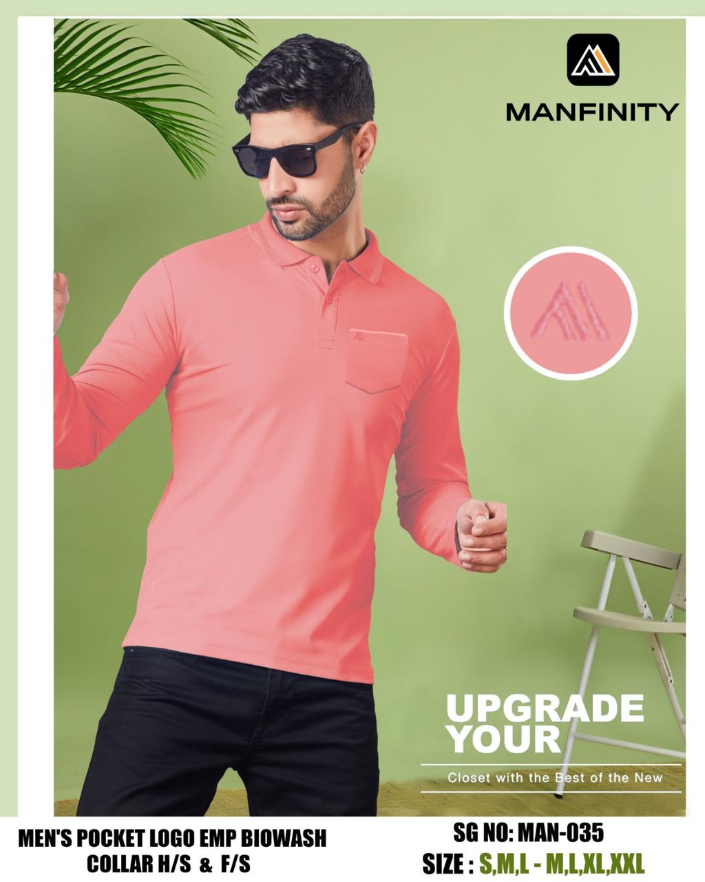 Sg No 035 Manfinity Combed Cotton Mens Tshirts Supplier