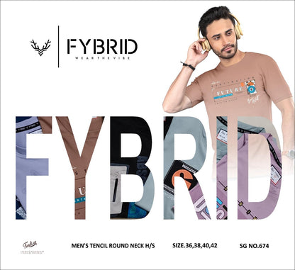 Sg No 674 Fybrid Tencel Mens Tshirts Supplier