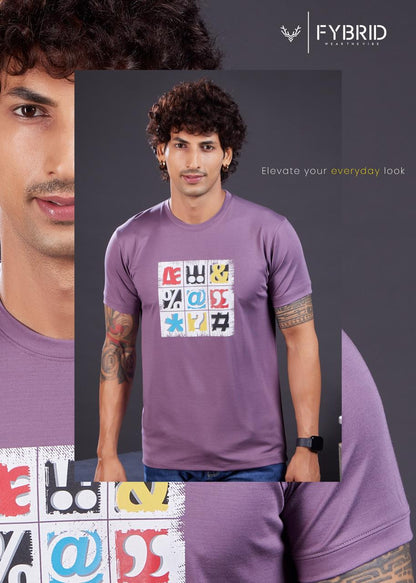 Sg No 737 Fybrid Tencil Mens Tshirts Wholesaler Gujarat