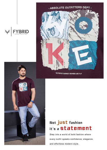 Sg No 737 Fybrid Tencil Mens Tshirts Wholesaler Gujarat
