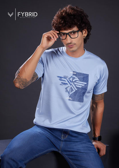 Sg No 737 Fybrid Tencil Mens Tshirts Wholesaler Gujarat