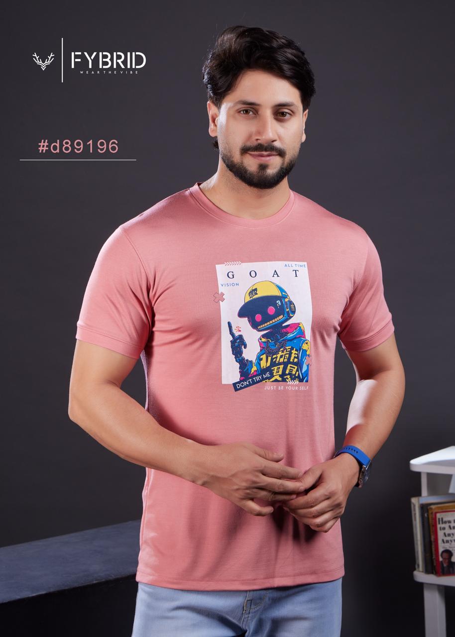 Sg No 737 Fybrid Tencil Mens Tshirts Wholesaler Gujarat