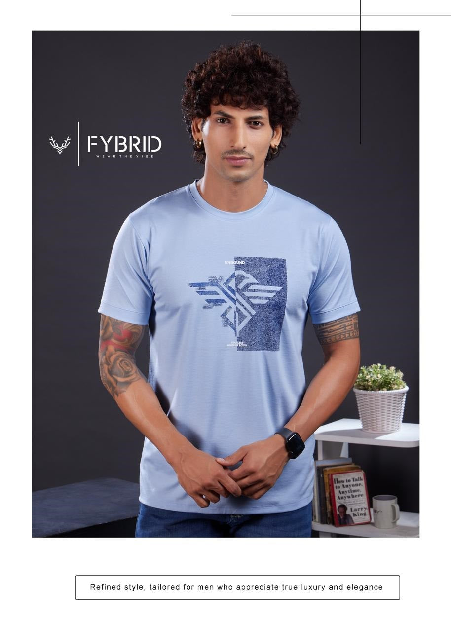 Sg No 737 Fybrid Tencil Mens Tshirts Wholesaler Gujarat