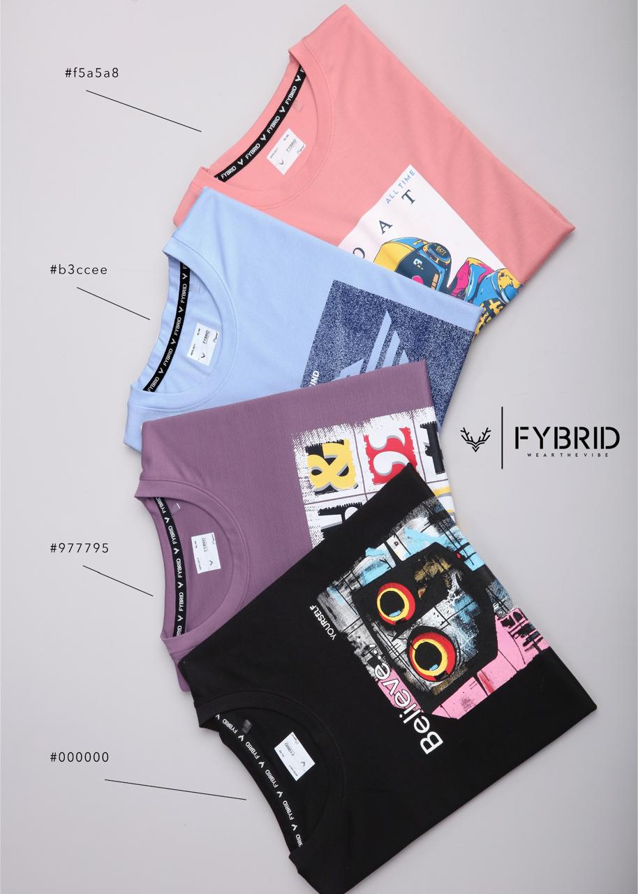 Sg No 737 Fybrid Tencil Mens Tshirts Wholesaler Gujarat