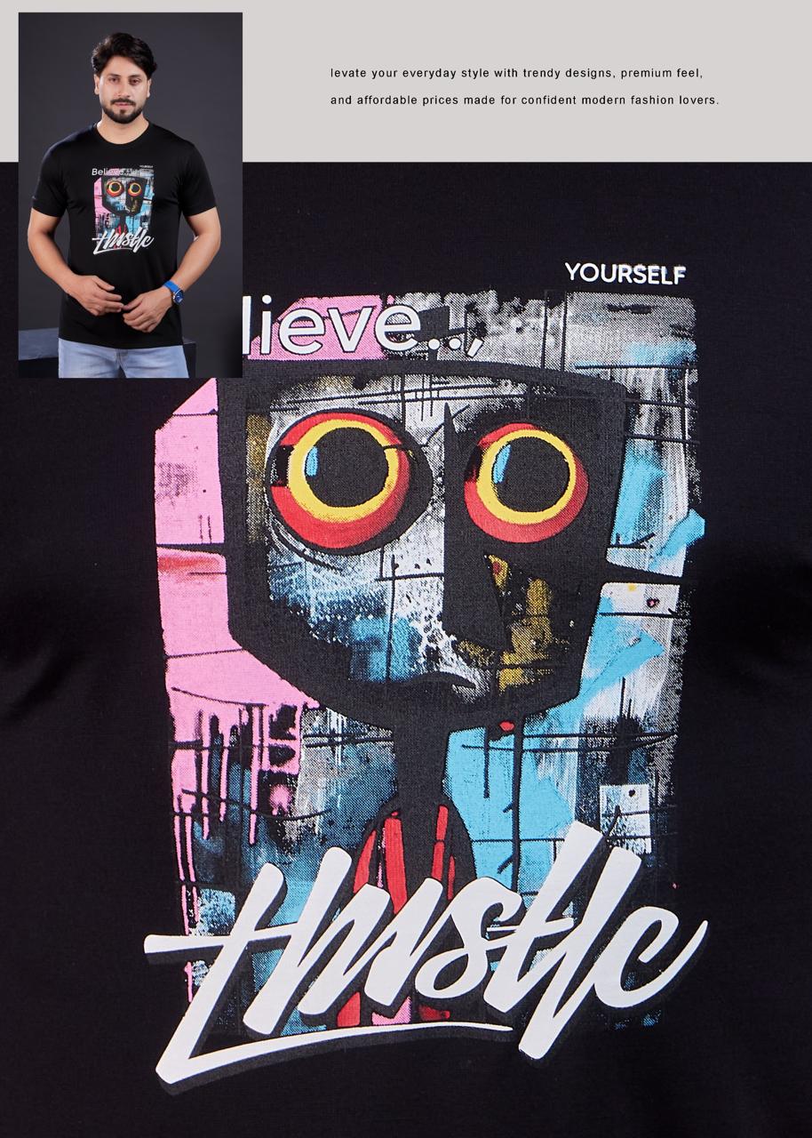Sg No 737 Fybrid Tencil Mens Tshirts Wholesaler Gujarat