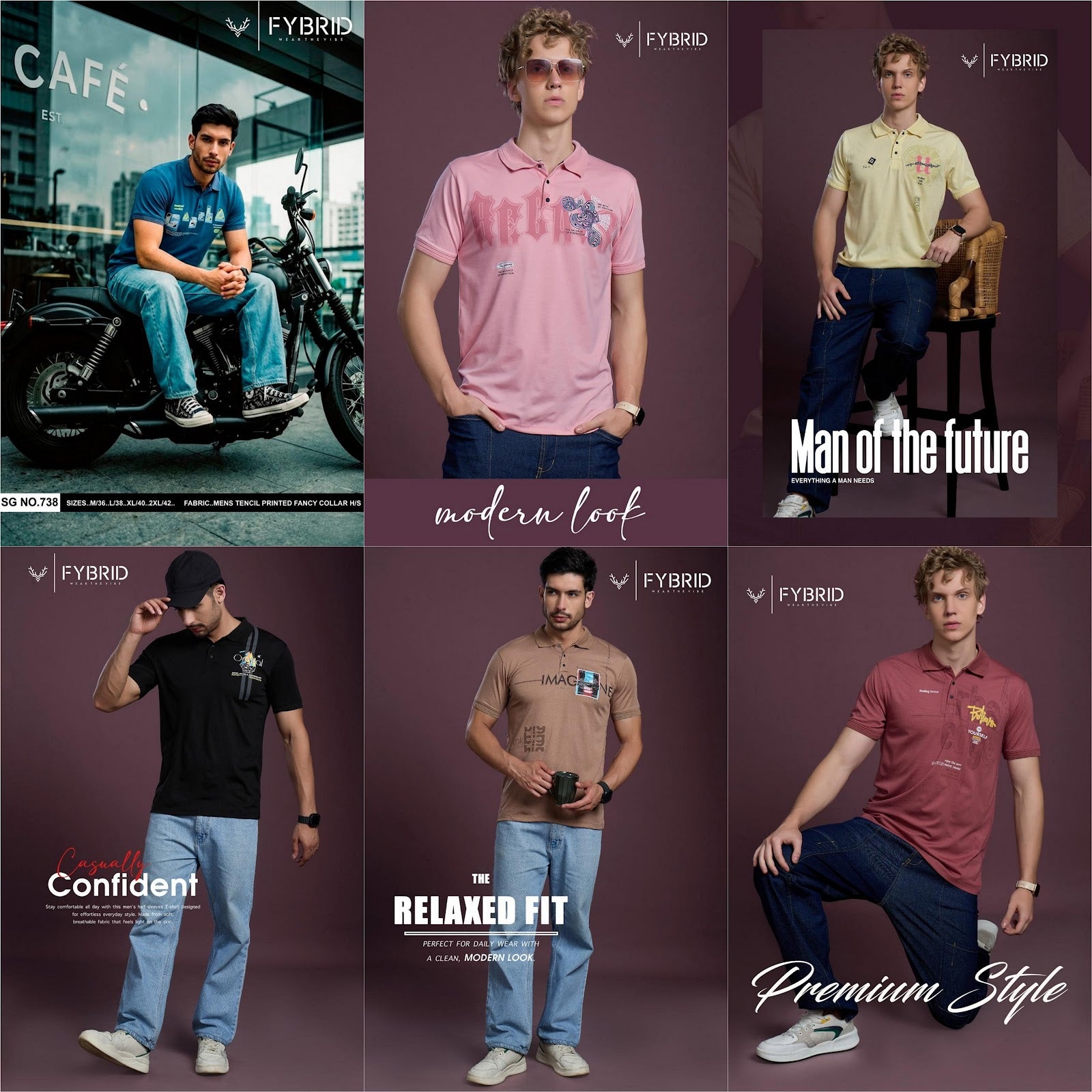 Sg No 738 Fybrid Tencil Lycra Mens Tshirts Manufacturer