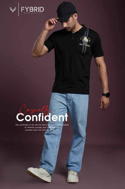 Sg No 738 Fybrid Tencil Lycra Mens Tshirts Manufacturer