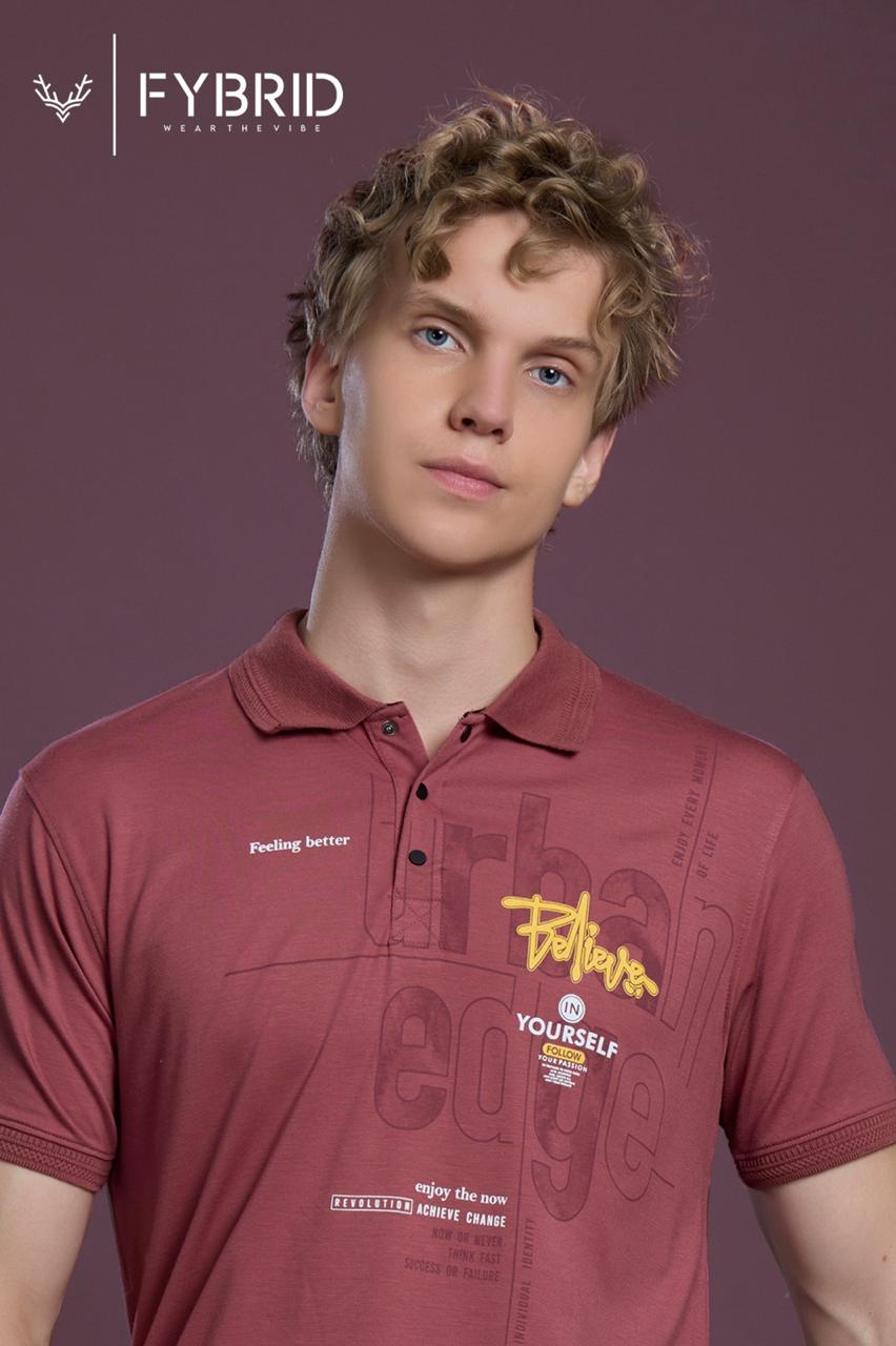 Sg No 738 Fybrid Tencil Lycra Mens Tshirts Manufacturer