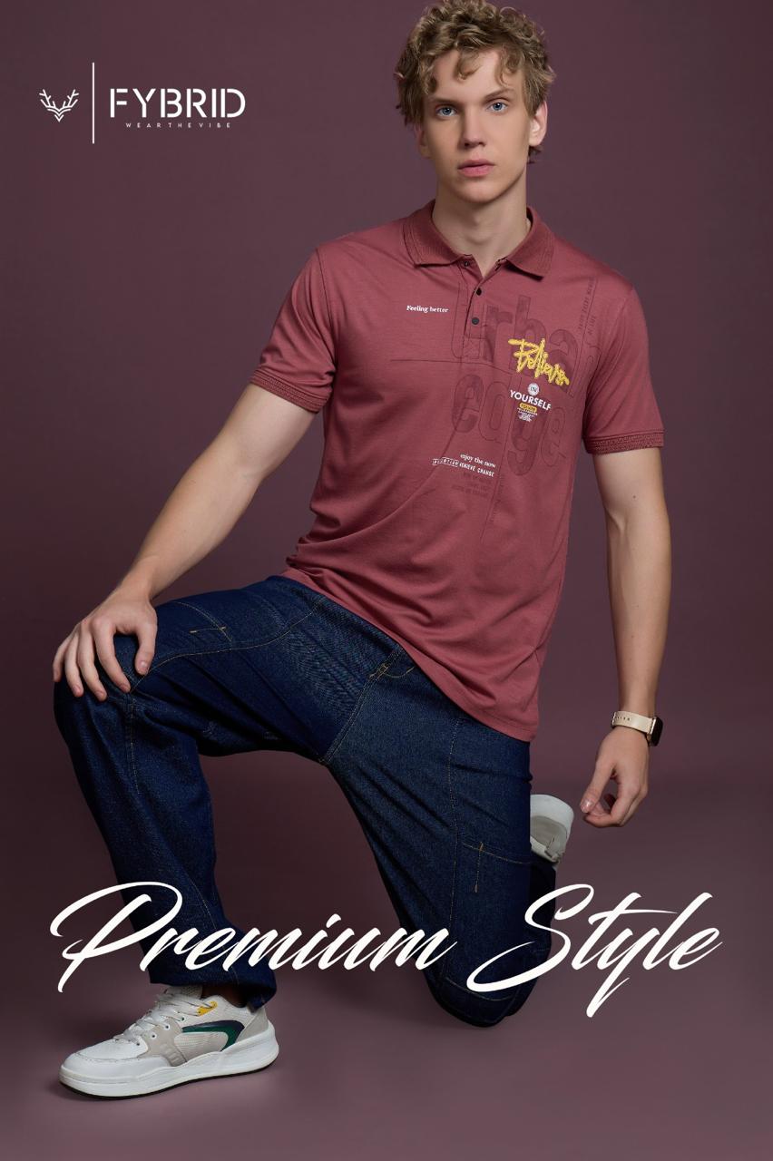 Sg No 738 Fybrid Tencil Lycra Mens Tshirts Manufacturer