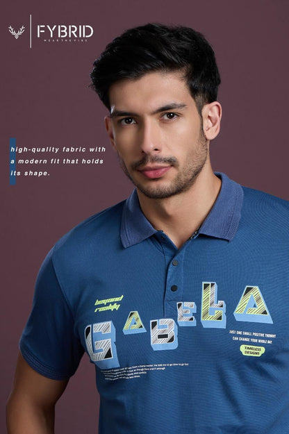 Sg No 738 Fybrid Tencil Lycra Mens Tshirts Manufacturer