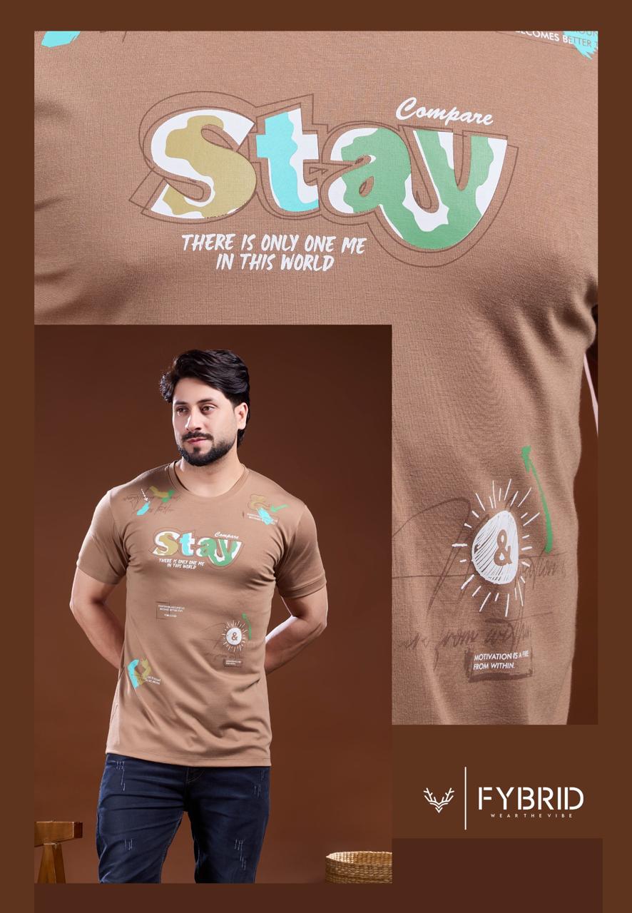 Sg No 739 Fybrid Tencil Mens Tshirts Supplier