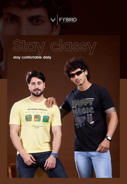 Sg No 739 Fybrid Tencil Mens Tshirts Supplier