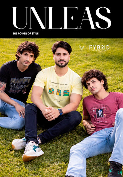 Sg No 739 Fybrid Tencil Mens Tshirts Supplier