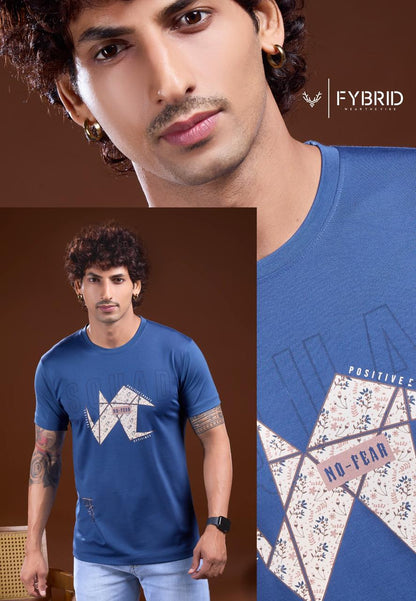 Sg No 739 Fybrid Tencil Mens Tshirts Supplier