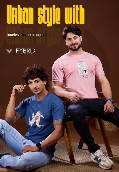 Sg No 739 Fybrid Tencil Mens Tshirts Supplier