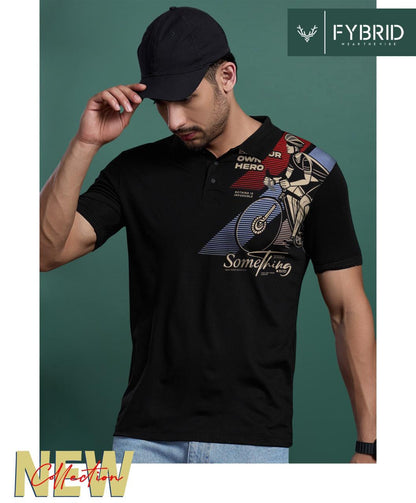 Sg No 759 Collar Fybrid Tencil Lycra Mens Tshirts Wholesaler Gujarat