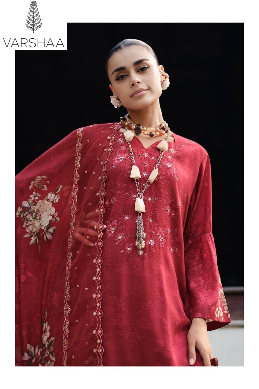 Shaah E Noor Varshaa Viscose Muslin Pakistani Salwar Suits Wholesale Rate