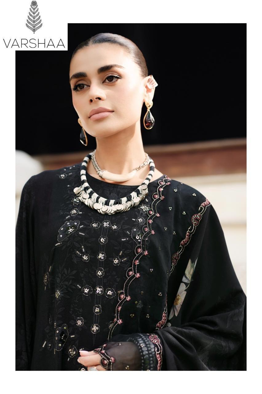 Shaah E Noor Varshaa Viscose Muslin Pakistani Salwar Suits Wholesale Rate